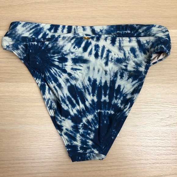 NWT PQ Tie- Die High Waisted Bikini Bottoms - Picture 8 of 11